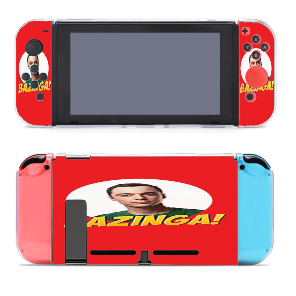 Big Bang Theory Bazinga Red Sheldon Nintendo Switch Cover Case