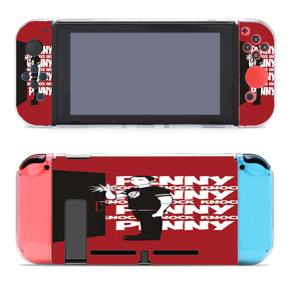 Big Bang Theory Knock Red Nintendo Switch Cover Case
