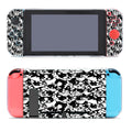 Black White Boston Terrier Pattern Nintendo Switch Cover Case