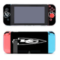 Black White Kansas City Chiefs Logo Nintendo Switch Cover Case