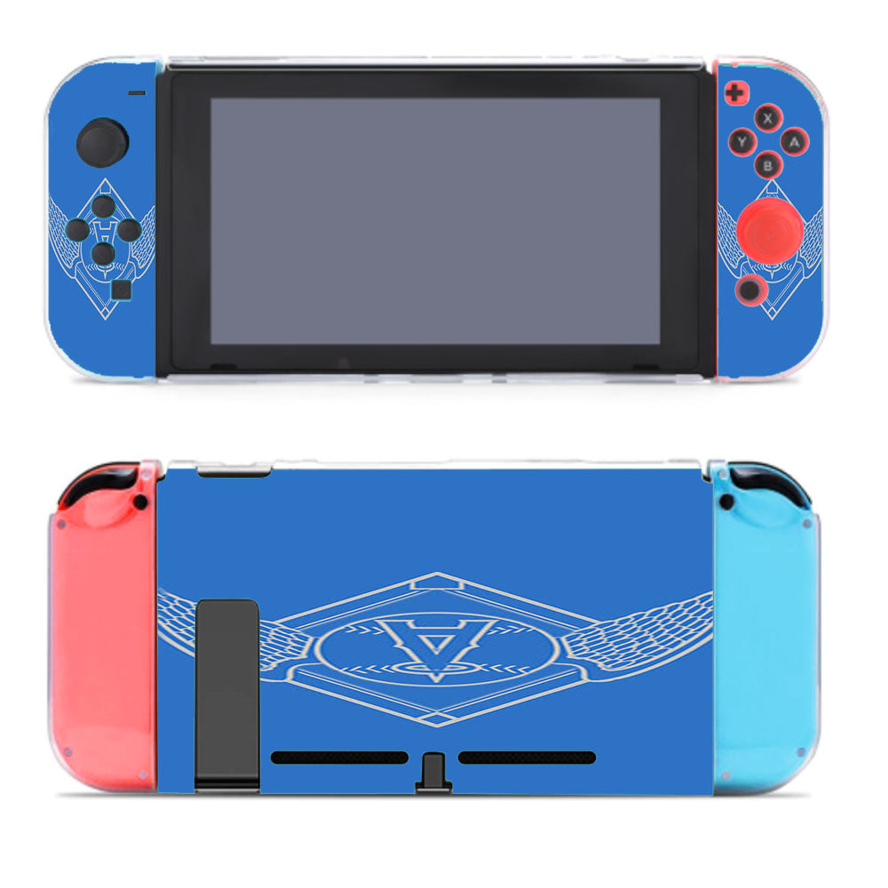 Blu Grey Angels Nintendo Switch Cover Case