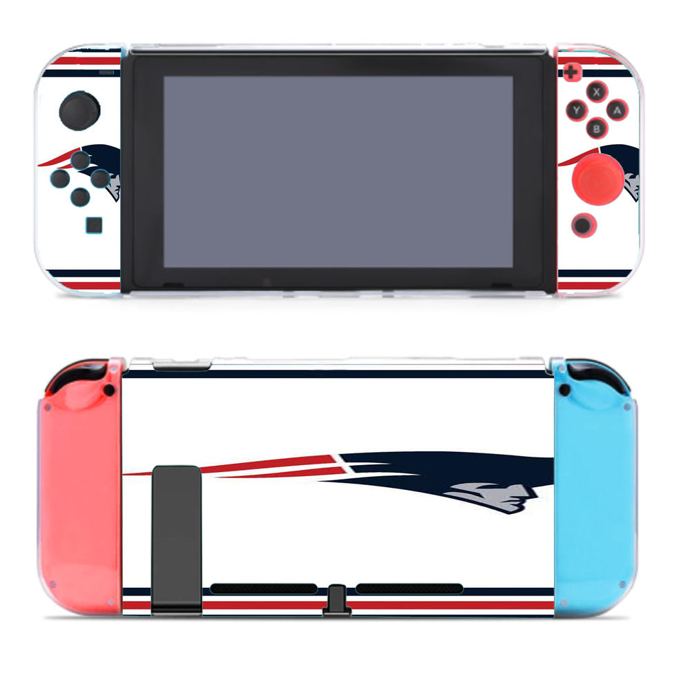 Blue And Red New England Patriots Logo Nintendo Switch Cover Case