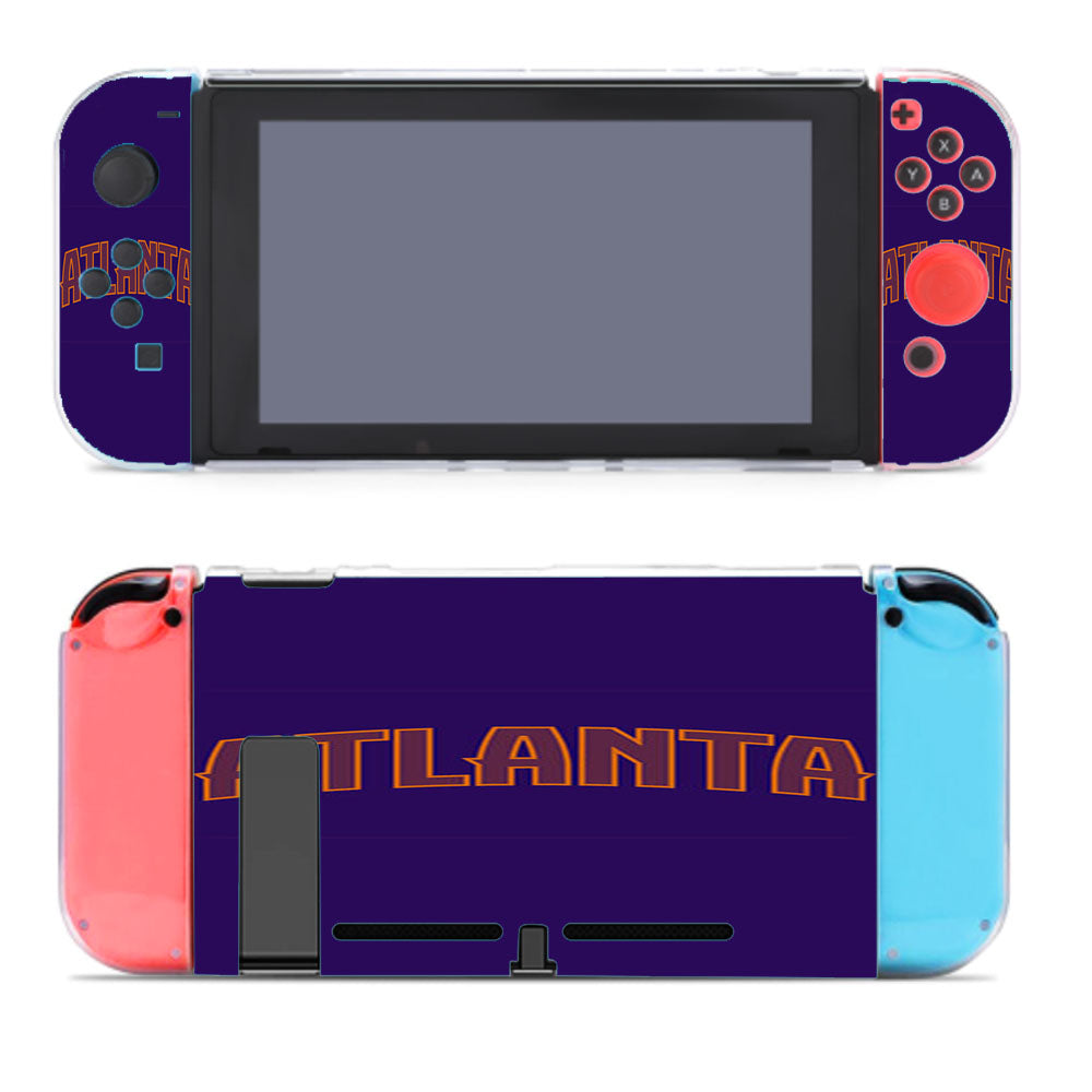 Blue Atlanta Hawks Nintendo Switch Cover Case