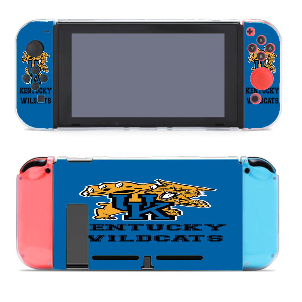 Blue Kentucky Wildcats Logo Nintendo Switch Cover Case