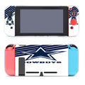Blue White Cowboys Dallas Wallpaper Nintendo Switch Cover Case