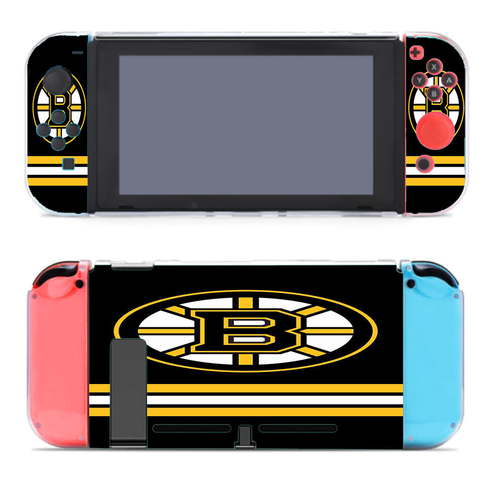 Boston Bruins Bvb Logo Black Nintendo Switch Cover Case