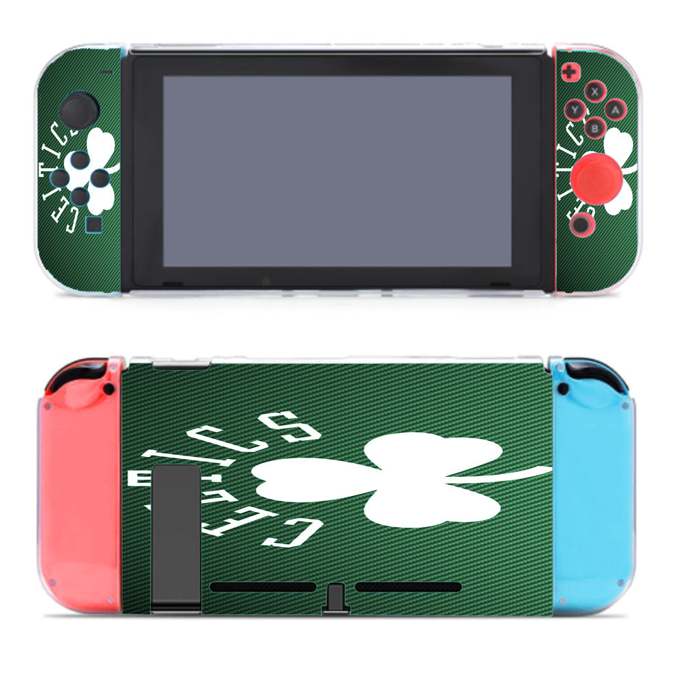 Boston Celtics Green Carbon Nintendo Switch Cover Case