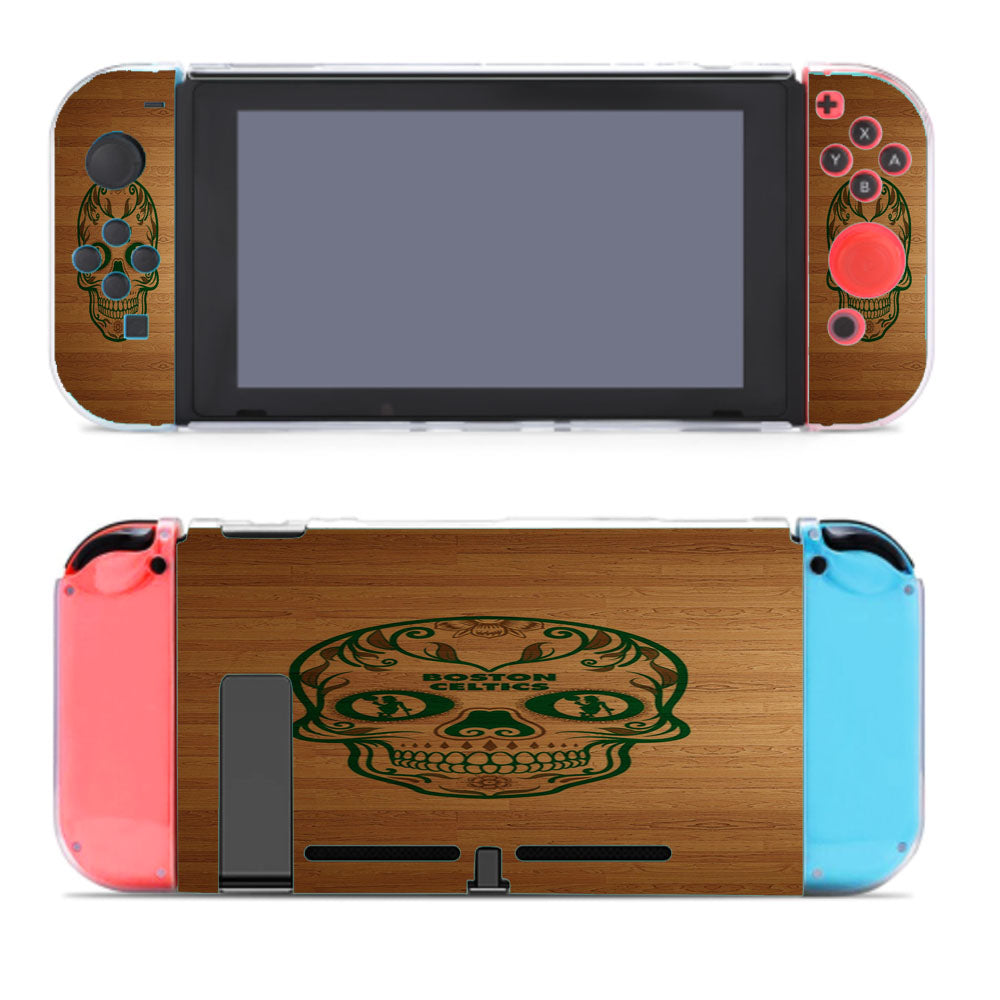 Boston Celtics Sugar Skull Wooden Wallpapers Nintendo Switch Cover Case