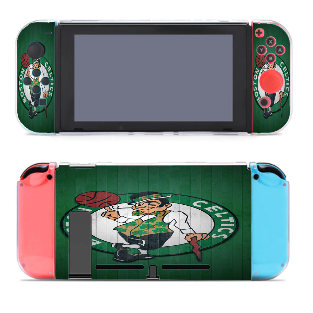 Boston Celtics Wood Logo Nintendo Switch Cover Case