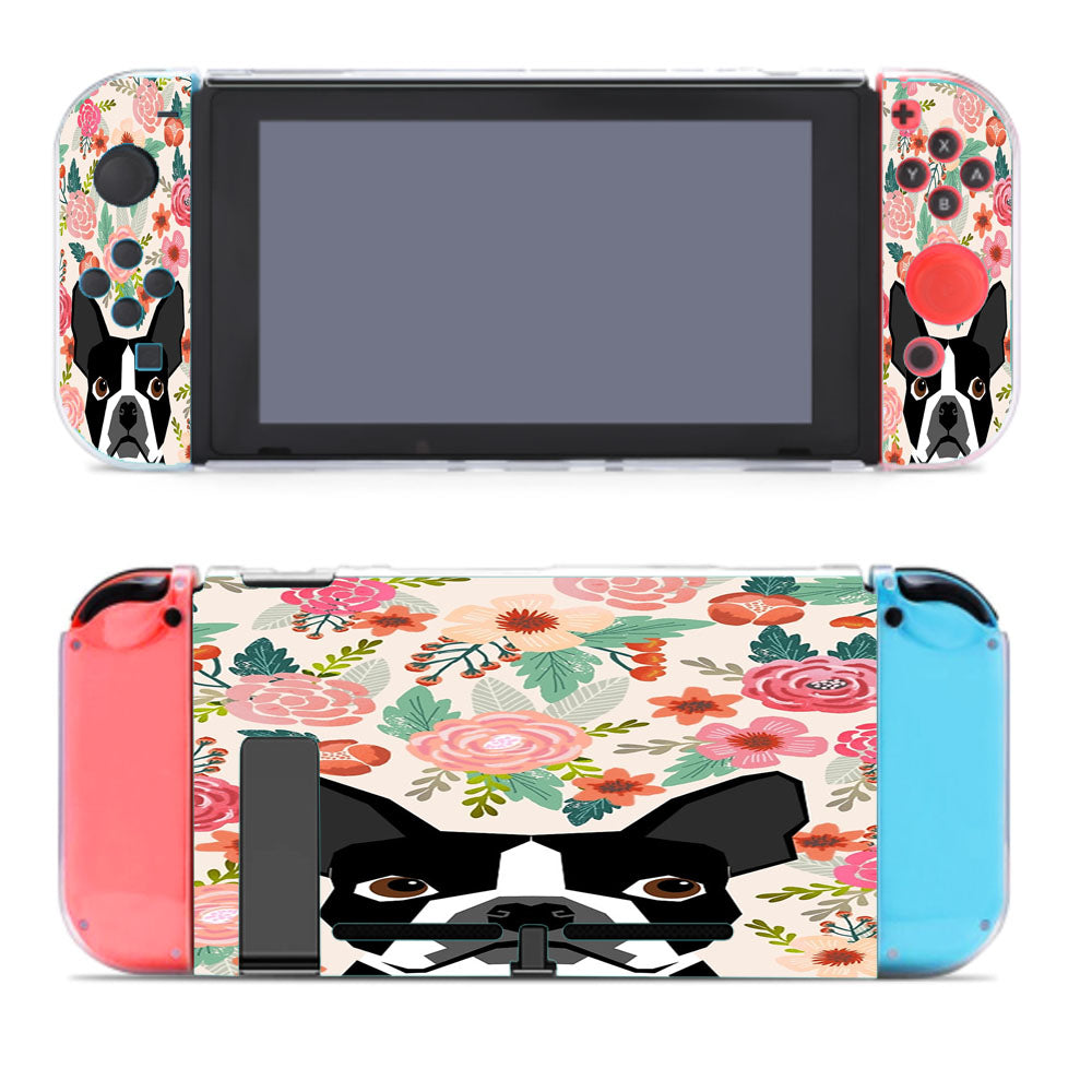 Boston Terrier Dog Breed Nintendo Switch Cover Case
