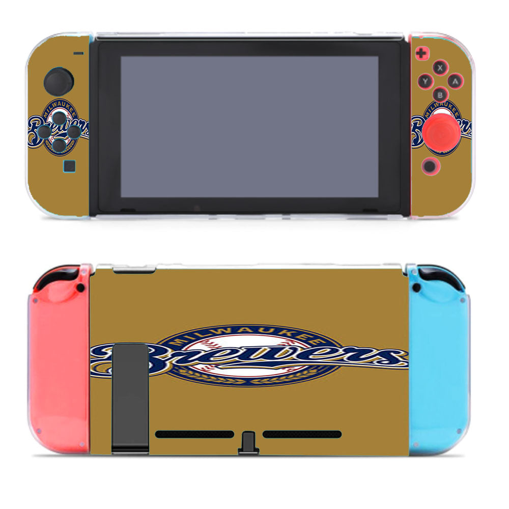 Brewers Baseball Logo Gold Nintendo Switch Cover Case