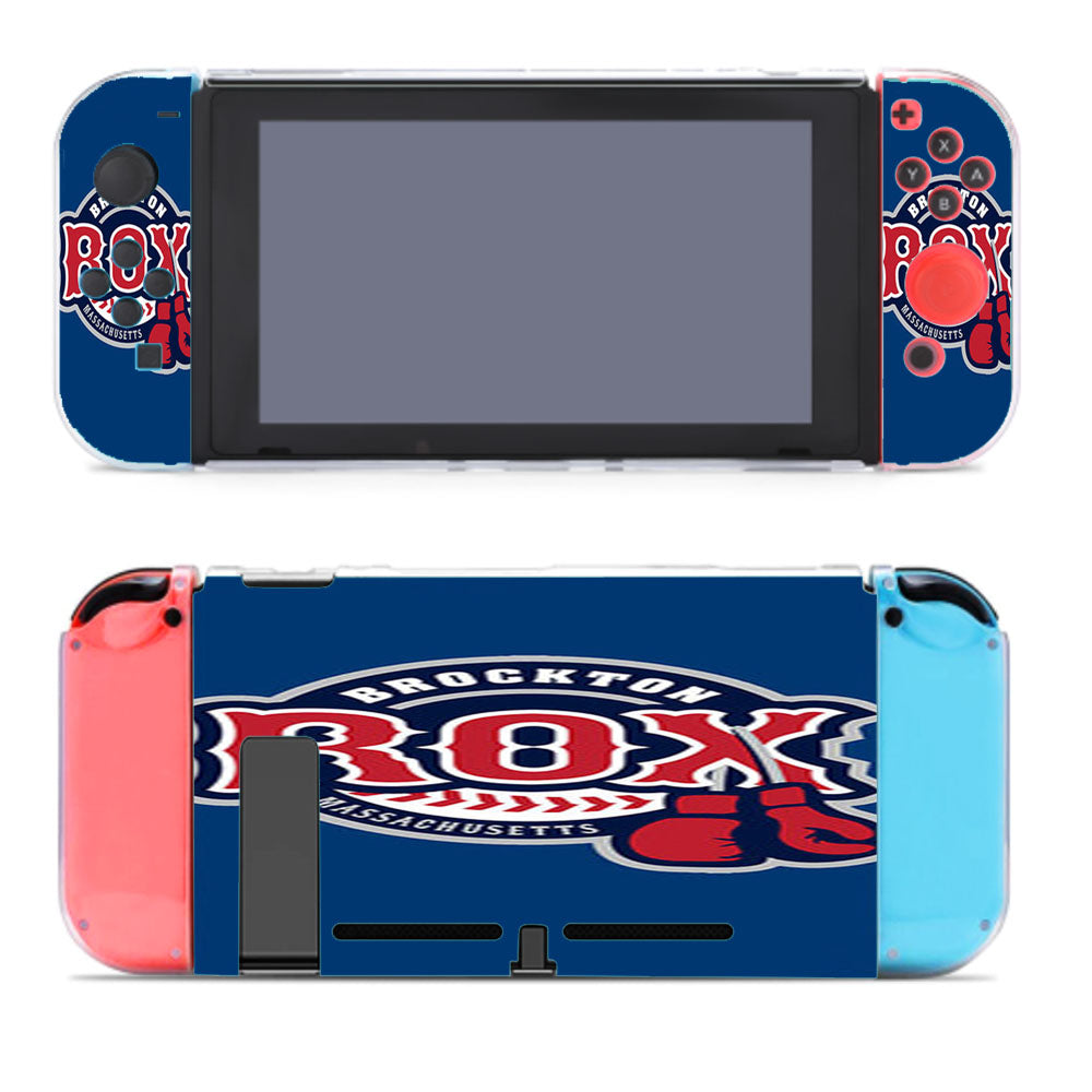 Brocton Rox Baseball Logo Blue Nintendo Switch Cover Case