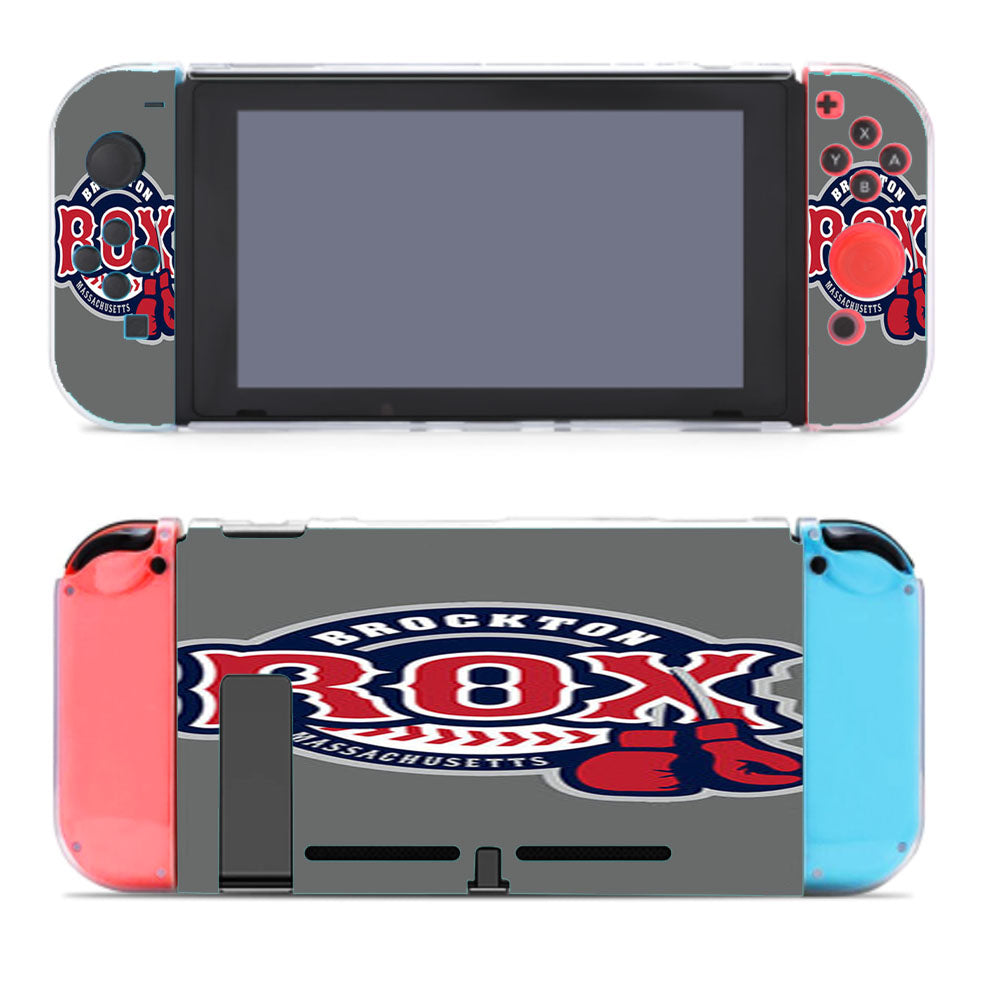 Brocton Rox Baseball Logo Gray Nintendo Switch Cover Case