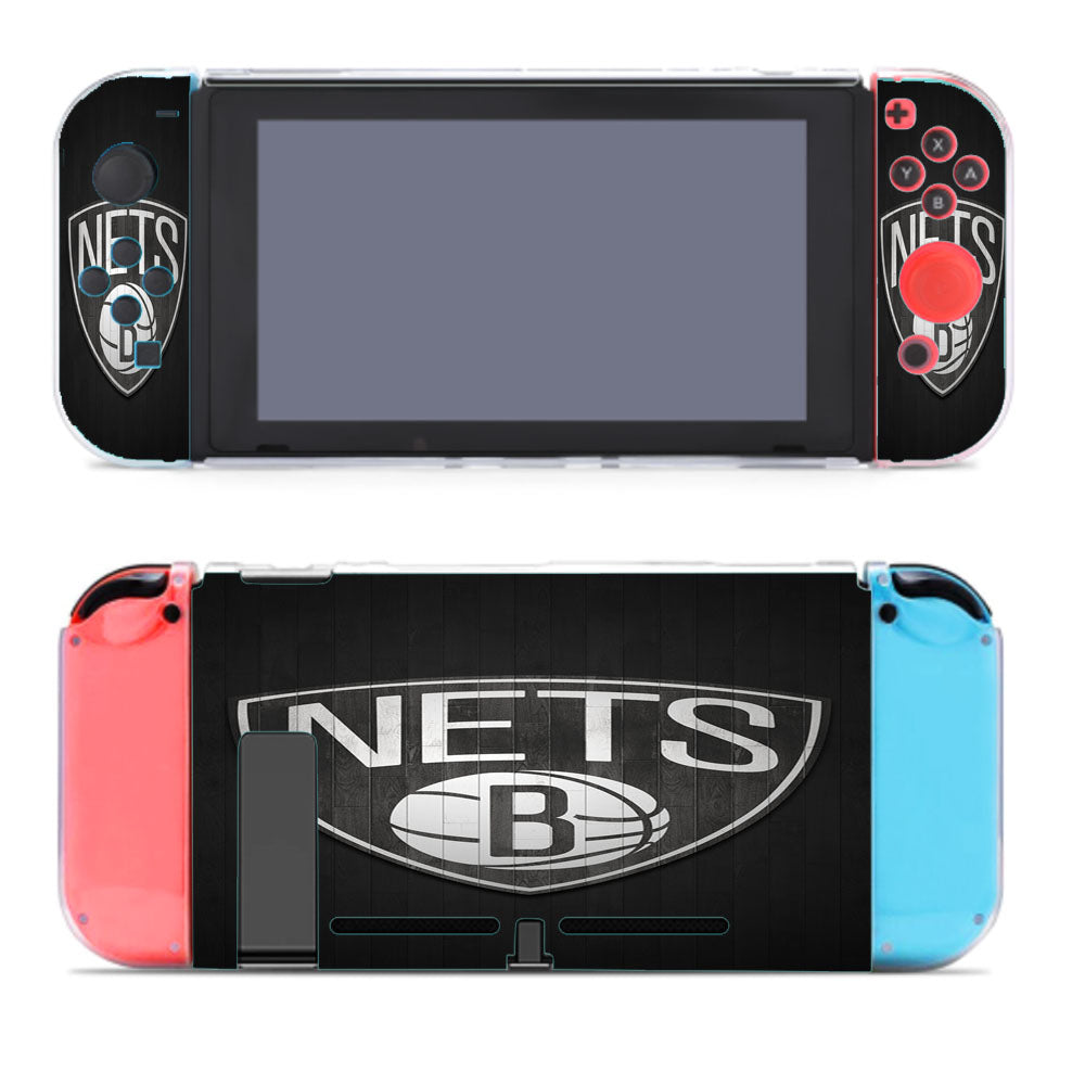 Brooklyn Nets Wood Logo Nintendo Switch Cover Case