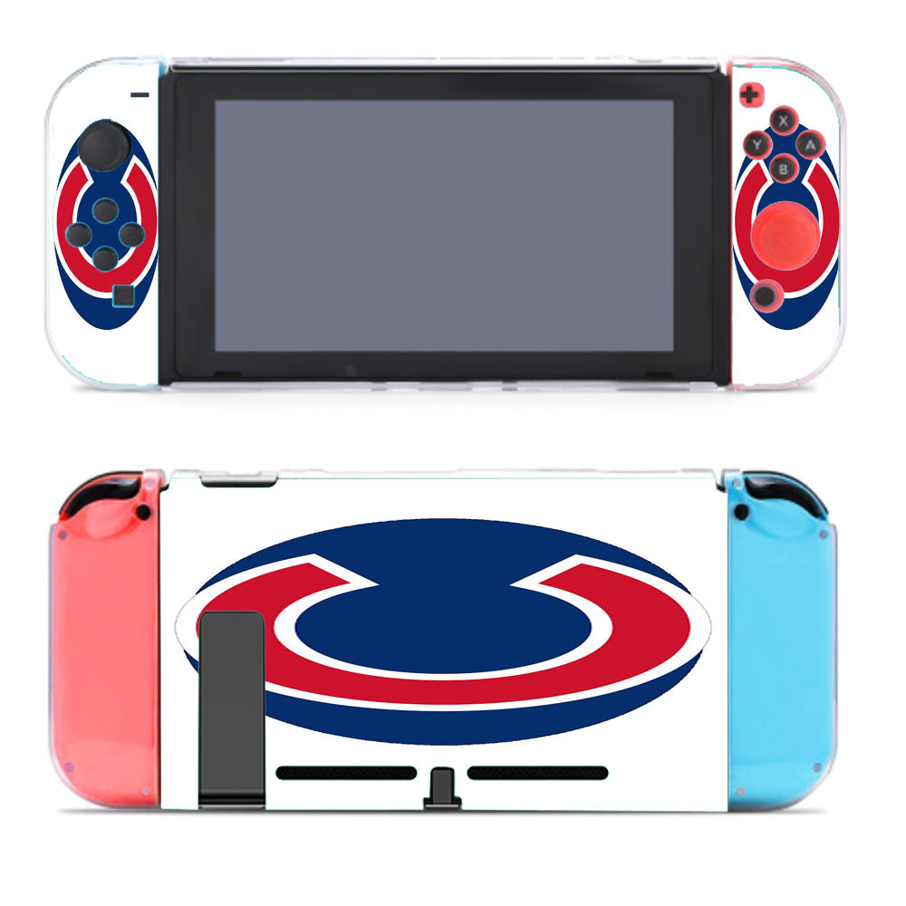 C Initial For Chicago Cubs Nintendo Switch Cover Case