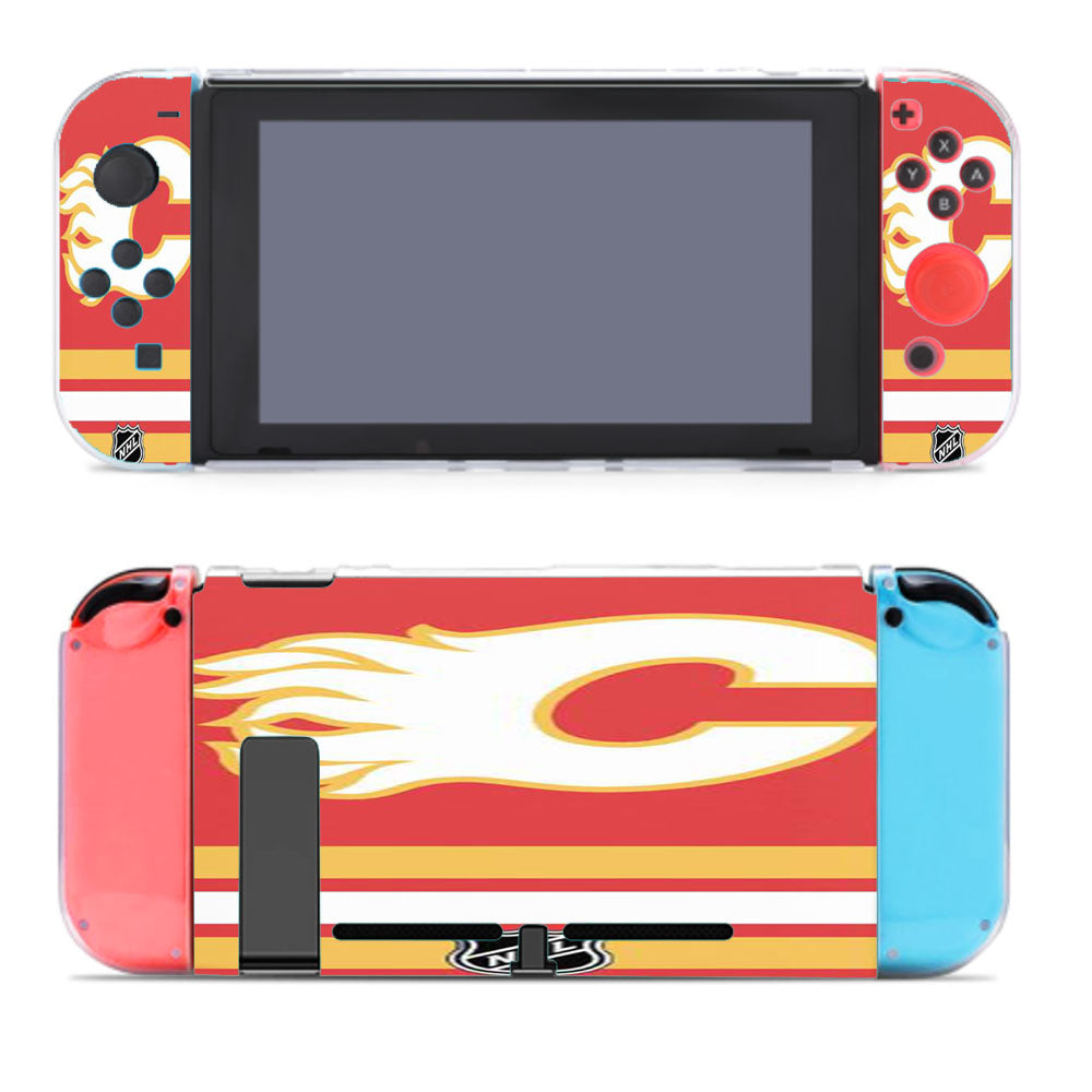Calgary Flames Nhl Logo Nintendo Switch Cover Case