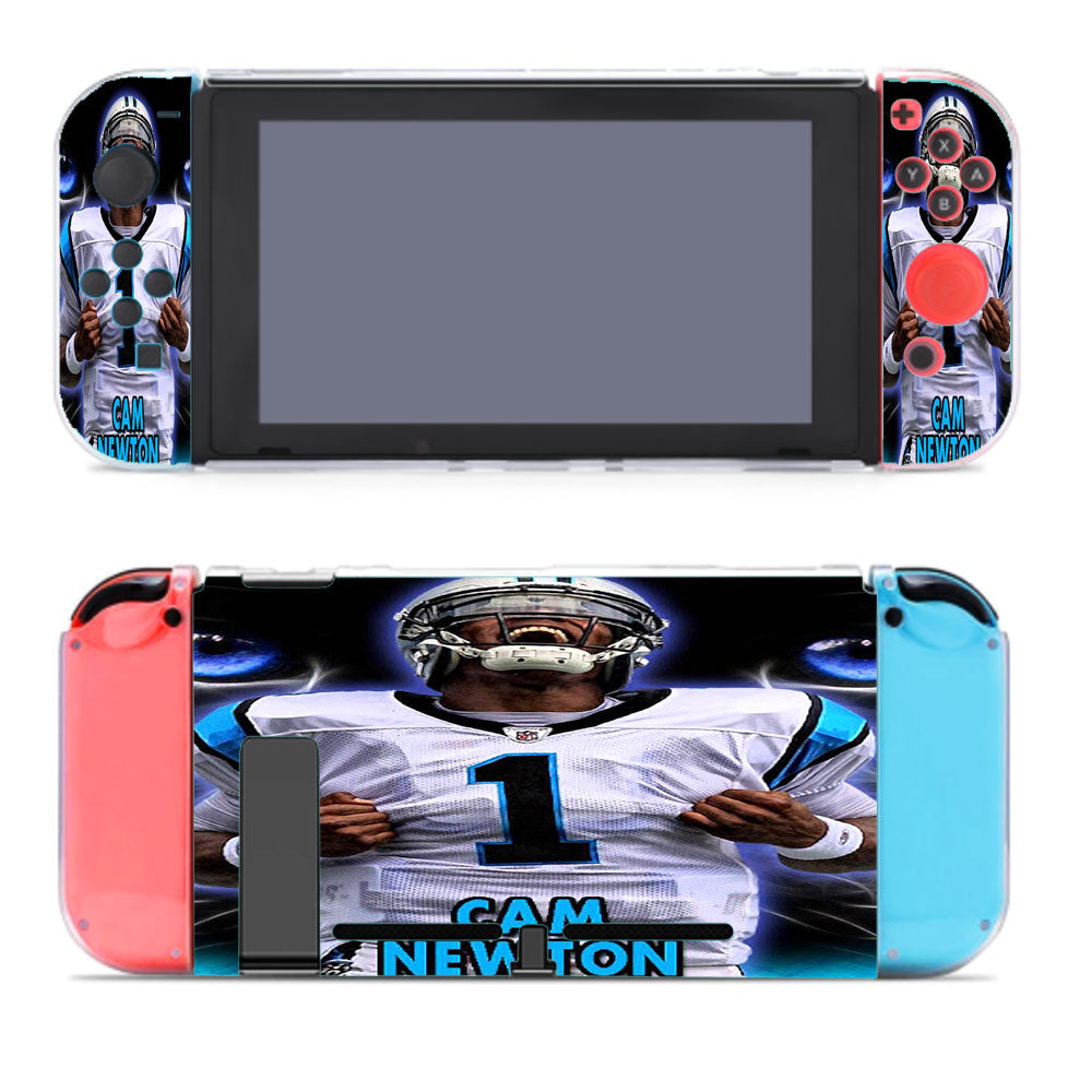 Cam Newton Panthers Eyes Nintendo Switch Cover Case