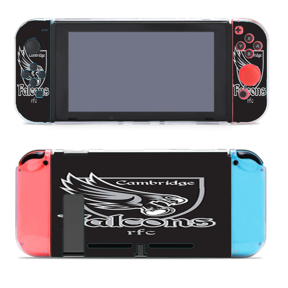 Cambridge Falcons Logo Grey Nintendo Switch Cover Case