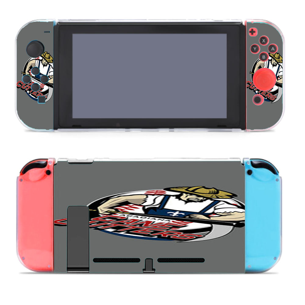 Cane Cutters Baseball Logo Gray Nintendo Switch Cover Case