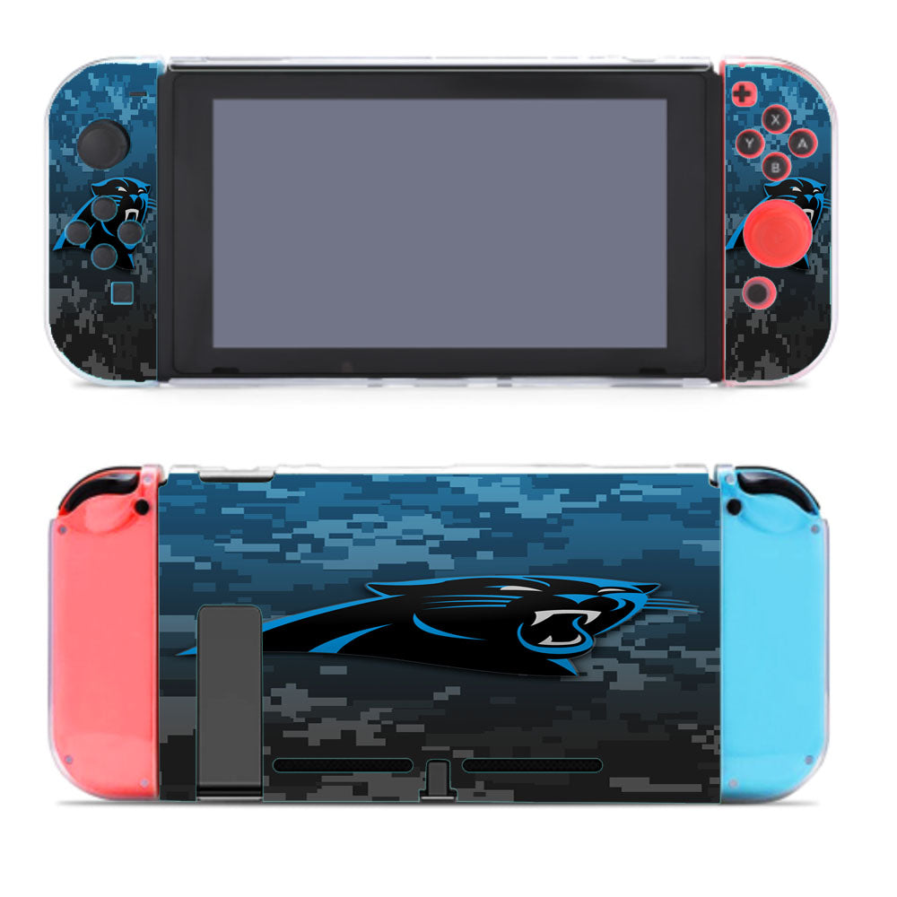 Carolina Panthers Logo Camo Nintendo Switch Cover Case