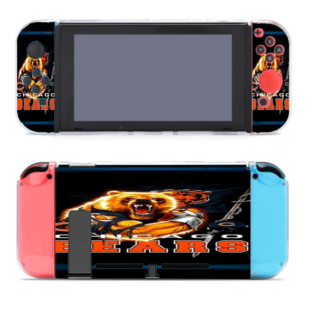 Chicago Bears Nfl Black 1 Nintendo Switch Cover Case