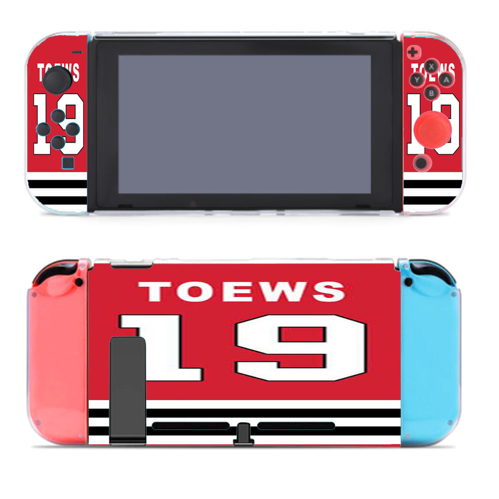 Chicago Blackhawks Toews Jersey 2 Nintendo Switch Cover Case
