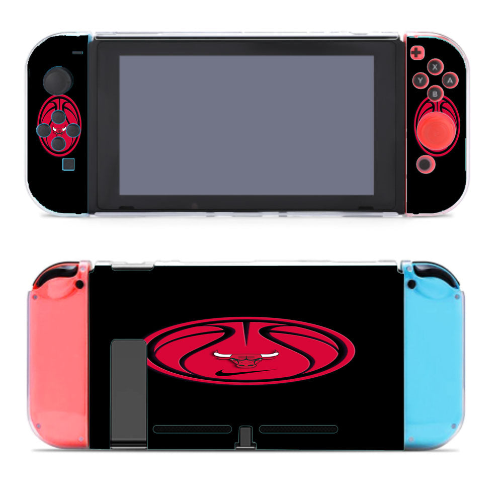 Chicago Bulls Basketball Black Nintendo Switch Cover Case