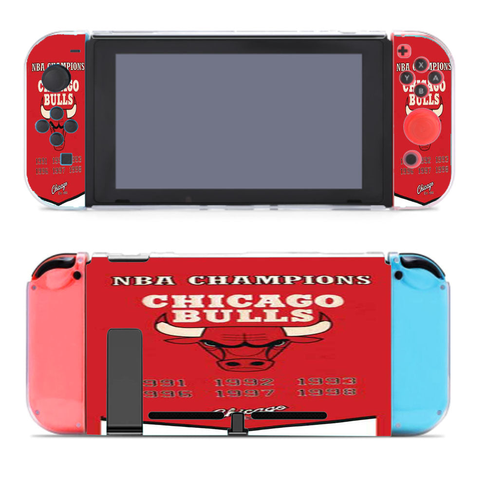 Chicago Bulls Championship Banner Nintendo Switch Cover Case