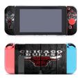 Chicago Bulls Nba Logo Dark Wood Wallpaper Nintendo Switch Cover Case