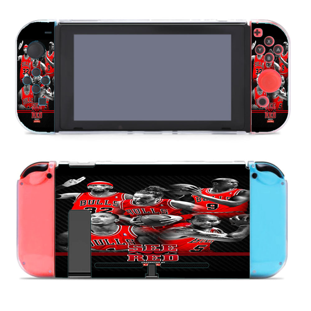 Chicago Bulls See Red Team Nintendo Switch Cover Case