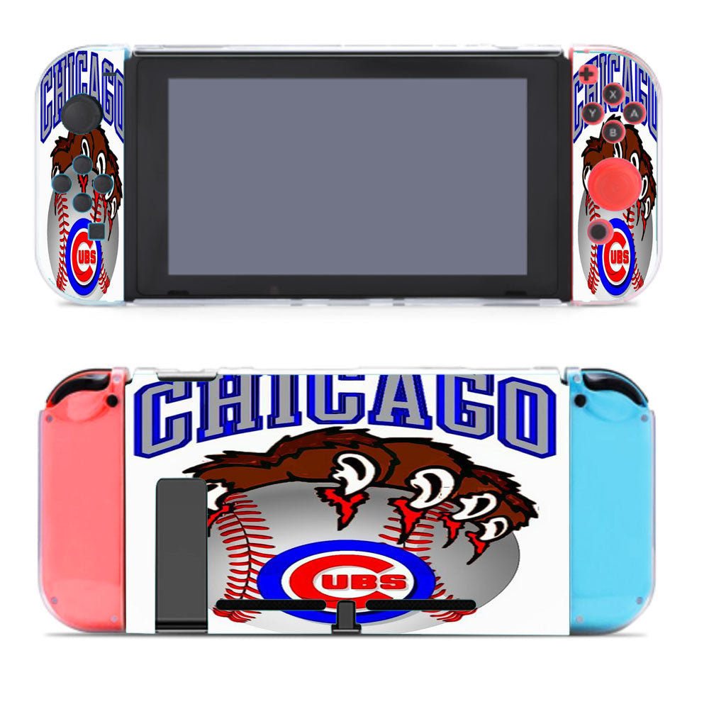 Chicago Cubs Baseball Bear Hand Nintendo Switch Cover Case