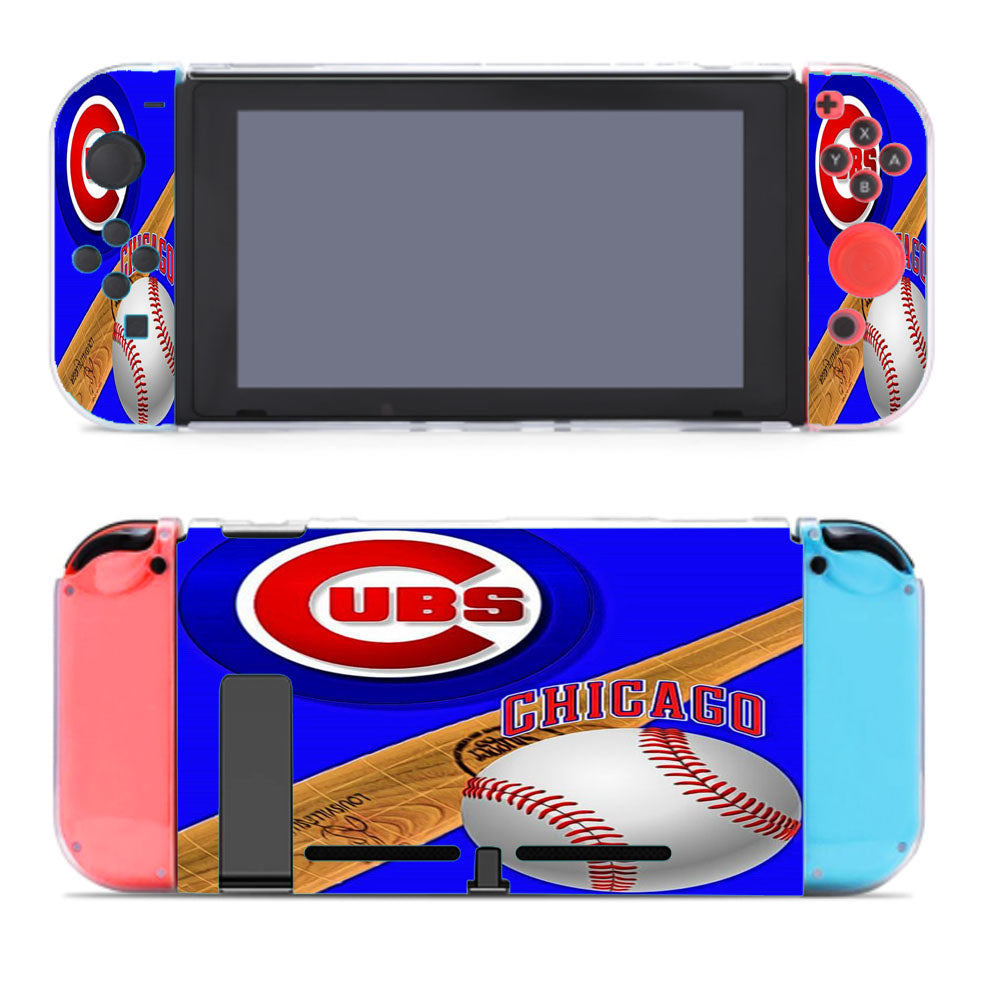 Chicago Cubs Baseball Logo Stick Nintendo Switch Cover Case