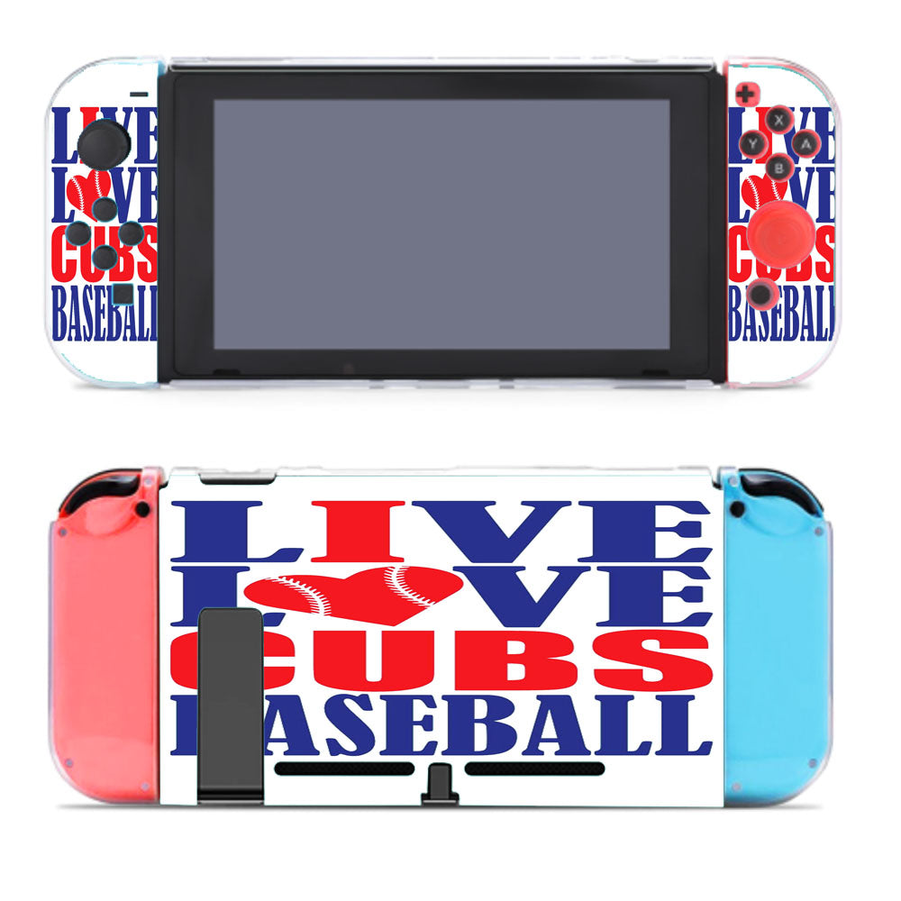 Chicago Cubs Baseball Quotes Nintendo Switch Cover Case