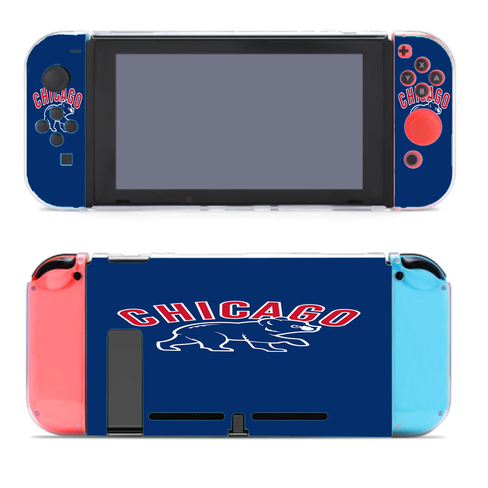 Chicago Cubs Bear Mlb Team Nintendo Switch Cover Case