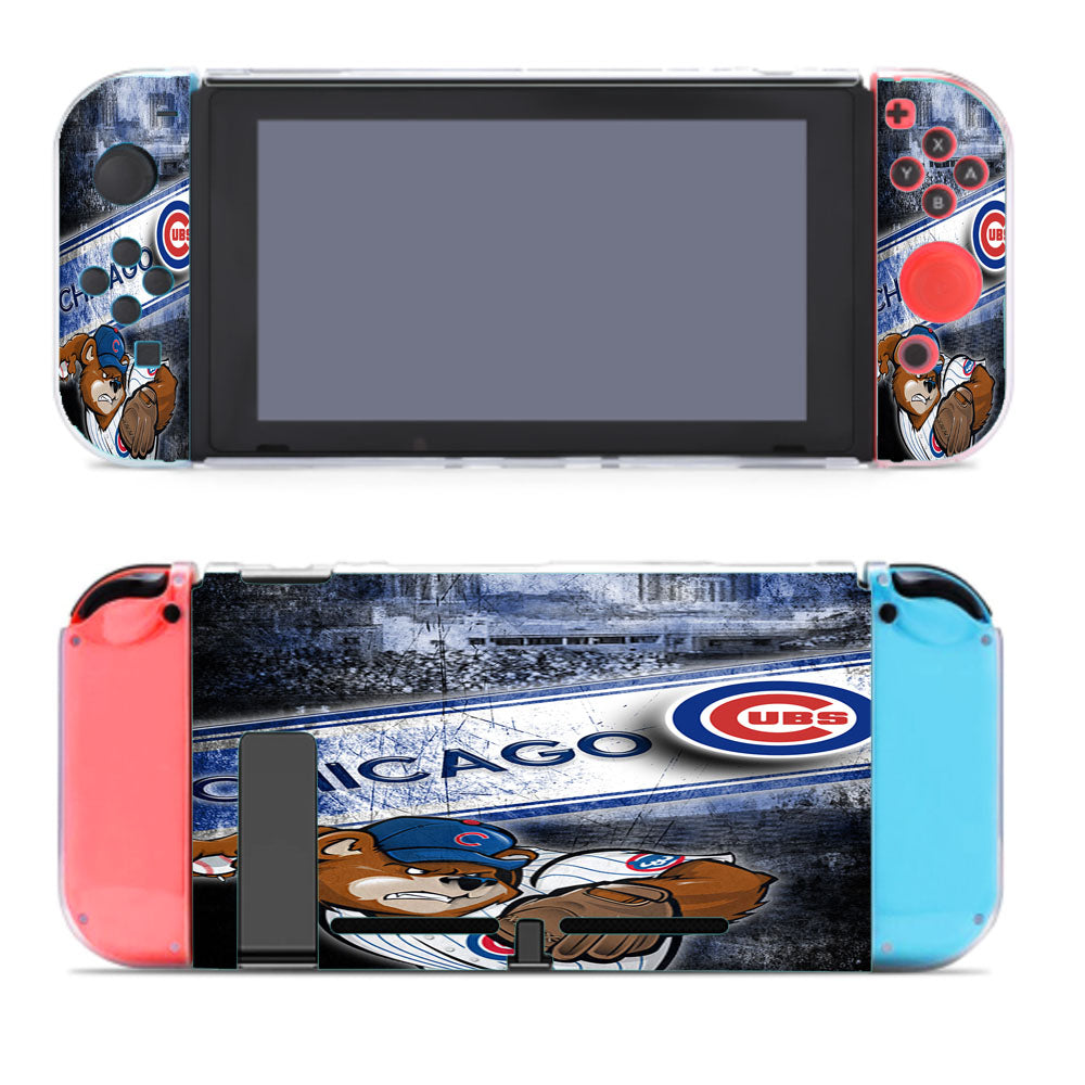Chicago Cubs Bears Grunge Nintendo Switch Cover Case