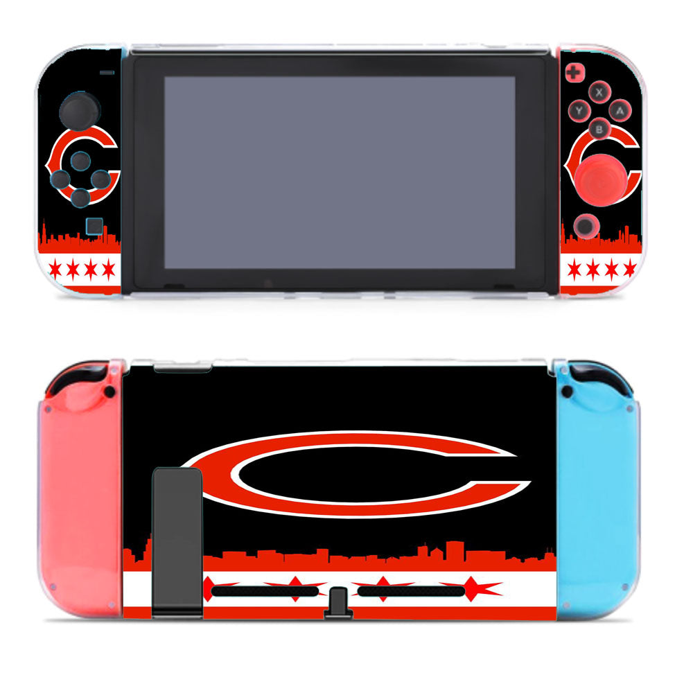Chicago Cubs Black Nintendo Switch Cover Case