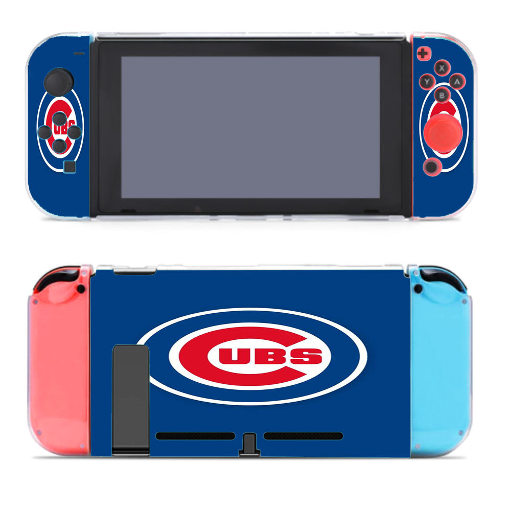 Chicago Cubs Blue Circle Logo Nintendo Switch Cover Case