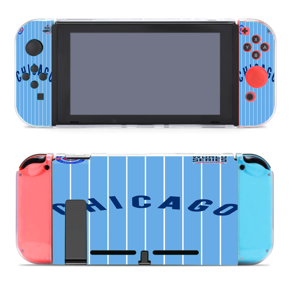 Chicago Cubs Blue Stripe Nintendo Switch Cover Case