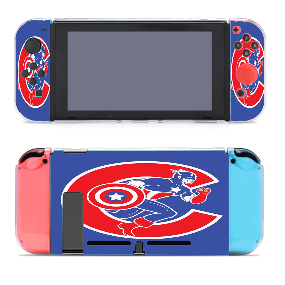Chicago Cubs Captain America Nintendo Switch Cover Case