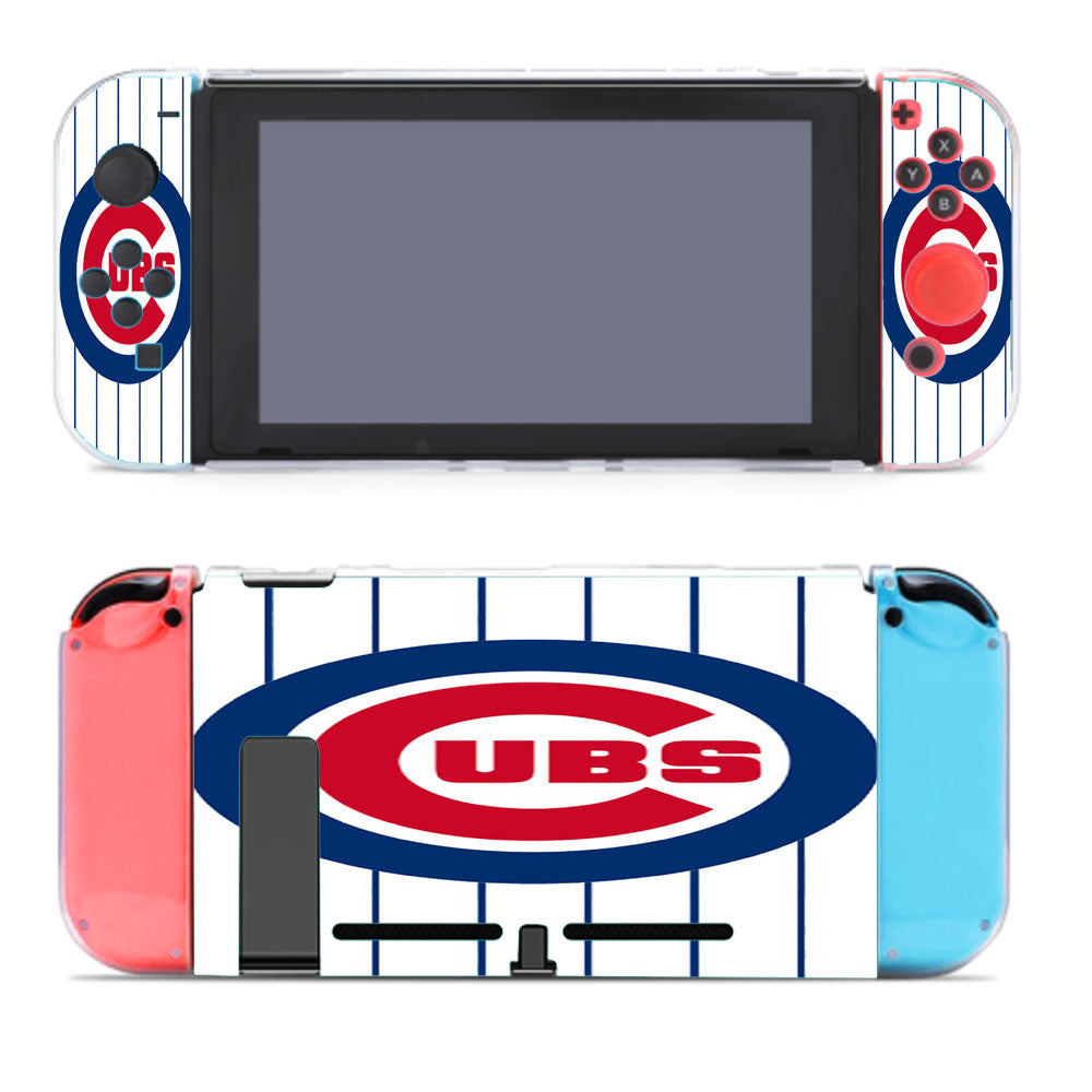 Chicago Cubs Circle Stripe Blues Nintendo Switch Cover Case