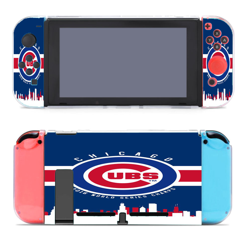 Chicago Cubs City Pattern Nintendo Switch Cover Case