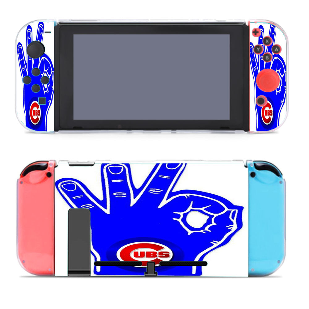 Chicago Cubs Hand Oke Nintendo Switch Cover Case