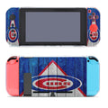 Chicago Cubs In Wood Background Nintendo Switch Cover Case