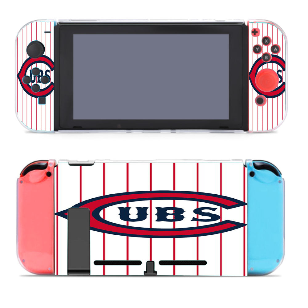 Chicago Cubs Letter C Stripe Nintendo Switch Cover Case
