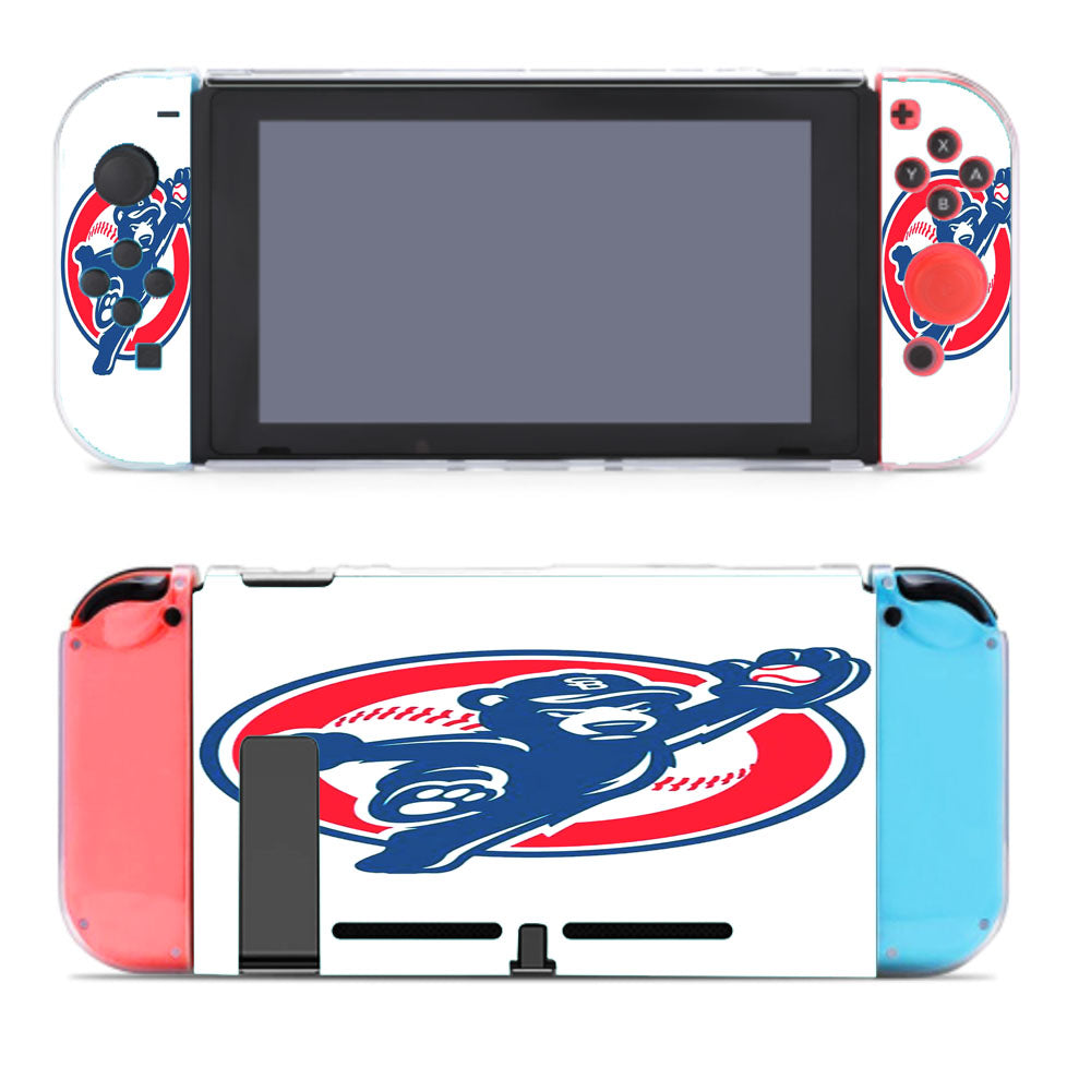 Chicago Cubs Logo Bear Jump Nintendo Switch Cover Case