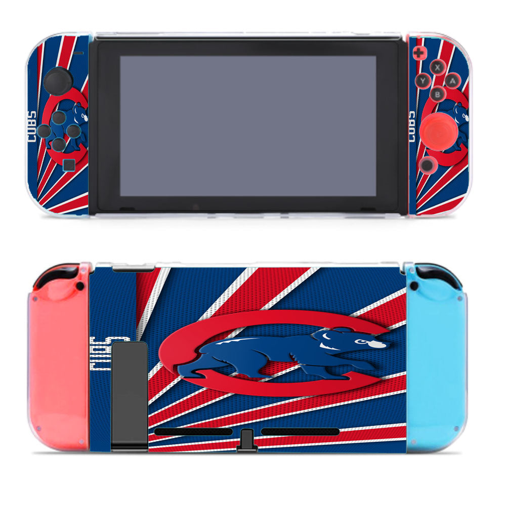 Chicago Cubs Logo Stripe 2 Nintendo Switch Cover Case
