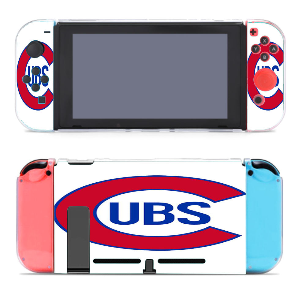 Chicago Cubs On White Nintendo Switch Cover Case