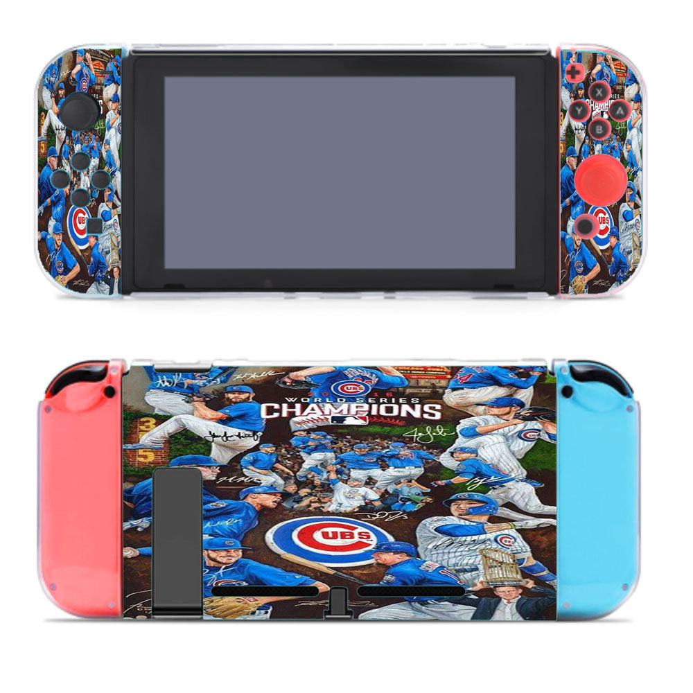 Chicago Cubs Pattern Player Nintendo Switch Cover Case