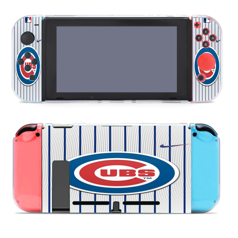 Chicago Cubs Stripe Center Logo Nintendo Switch Cover Case