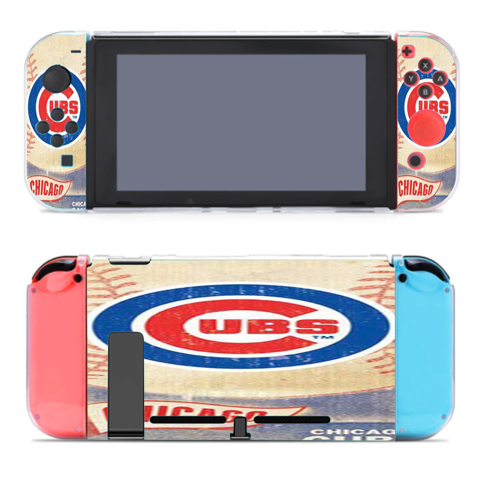 Chicago Cubs Vintage Card Nintendo Switch Cover Case
